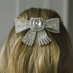 Bowknot Hairpins for Hair Women Luxury Y2k Cute Girls Dress Jewelry Braids Hair Accessories Kawaii Wedding Bridals Headwear Gift