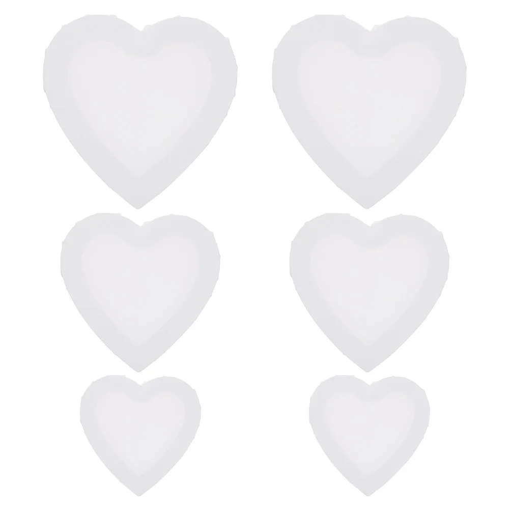 

6pcs Heart-Shaped Canvas Painting Boards White Diy Art Frames For Oil Acrylic Watercolor Drawing Painting Supplies Craft