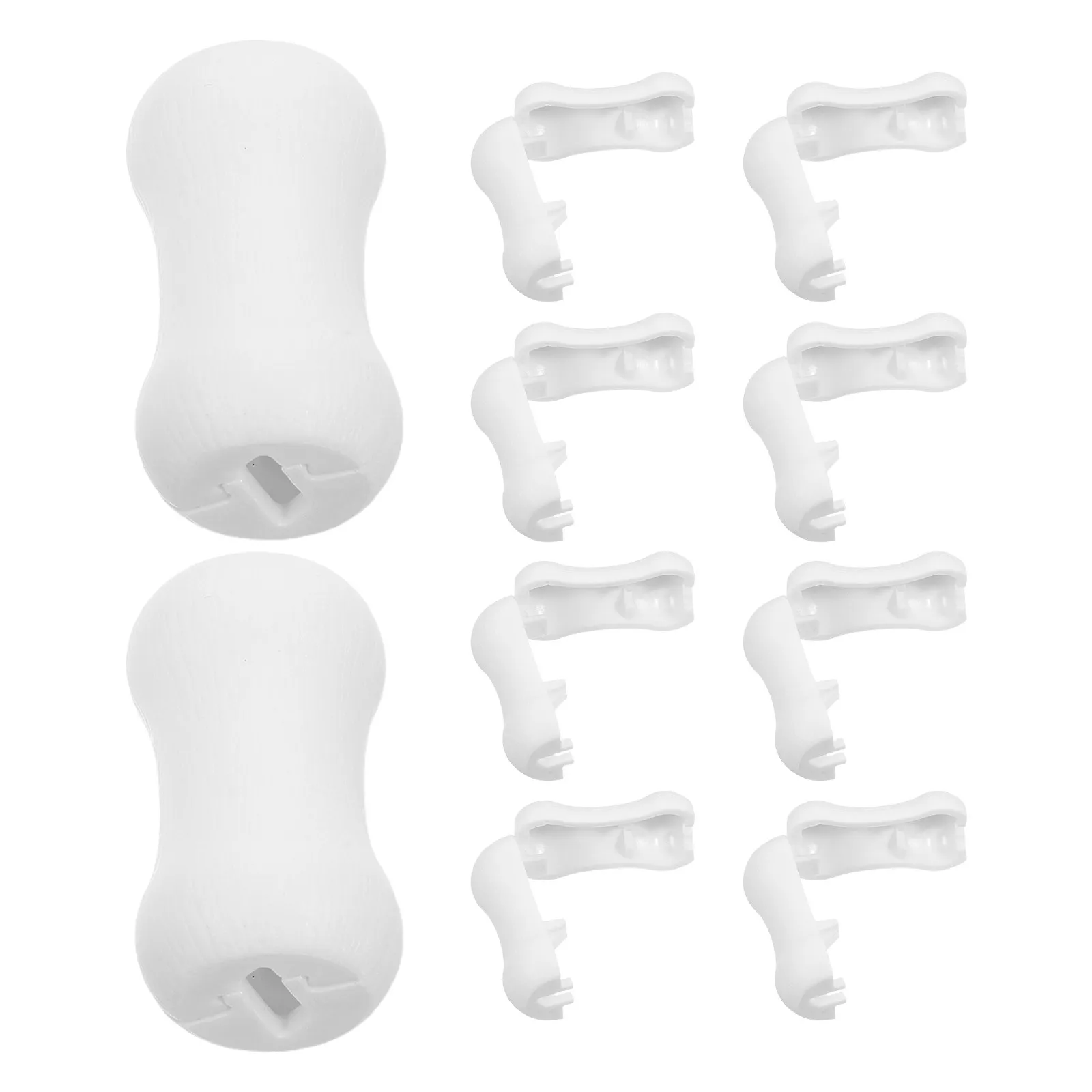 10Pcs Window Blind Safety Tassel Balls Breakaway Cord Condensers Safe Anti Strangulation Horizontal Blind Pull Knobs