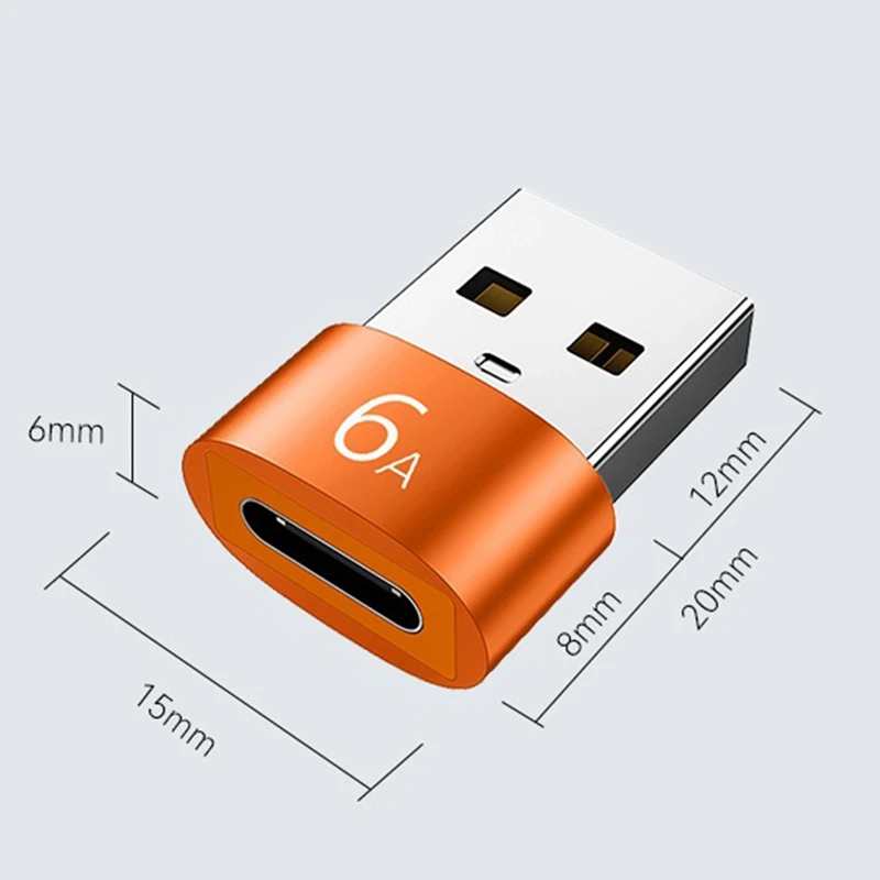 6A Type C To USB 3.0 OTG Adapter USB C Female To USB Male Converter For  Samsung Xiaomi Huawei