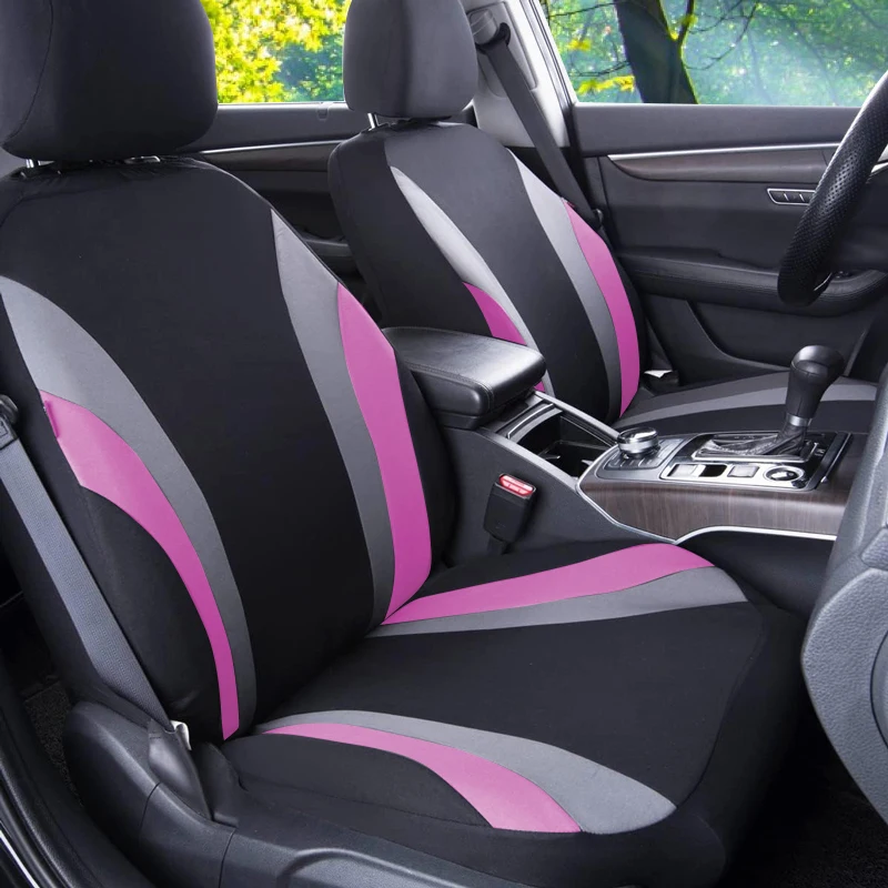 أغطية مقاعد من نسيج البوليستر بتصميم رياضي عالمي لسيارة SUV والشاحنة وملحقات فان أغطية مقاعد السيارة الداخلية #3