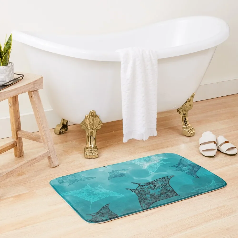 

Manta's Eye View Bath Mat Toilet Rug Entrance Door For Toilet Mat