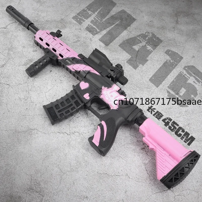 Toy Gun Small Size AWM 98K M416 Sniper Assault Pink Blaster Model Shooting Launcher Toy For Kids Boys CS Shooting Game