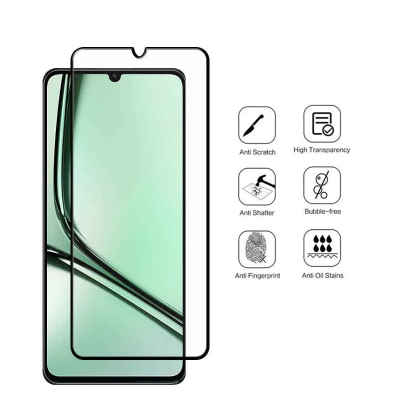 ترقية جديدة غطاء كامل ل Realme ملاحظة 60x الزجاج المقسى فيلم للصدمات المضادة للخدش الجبهة فيلم ملاحظة 60X فيلم عدسة الألياف الناعمة