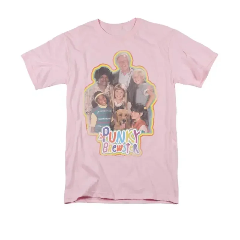 Punky Brewster PB Distressed TV Show T-Shirt Größen S 3X NEU