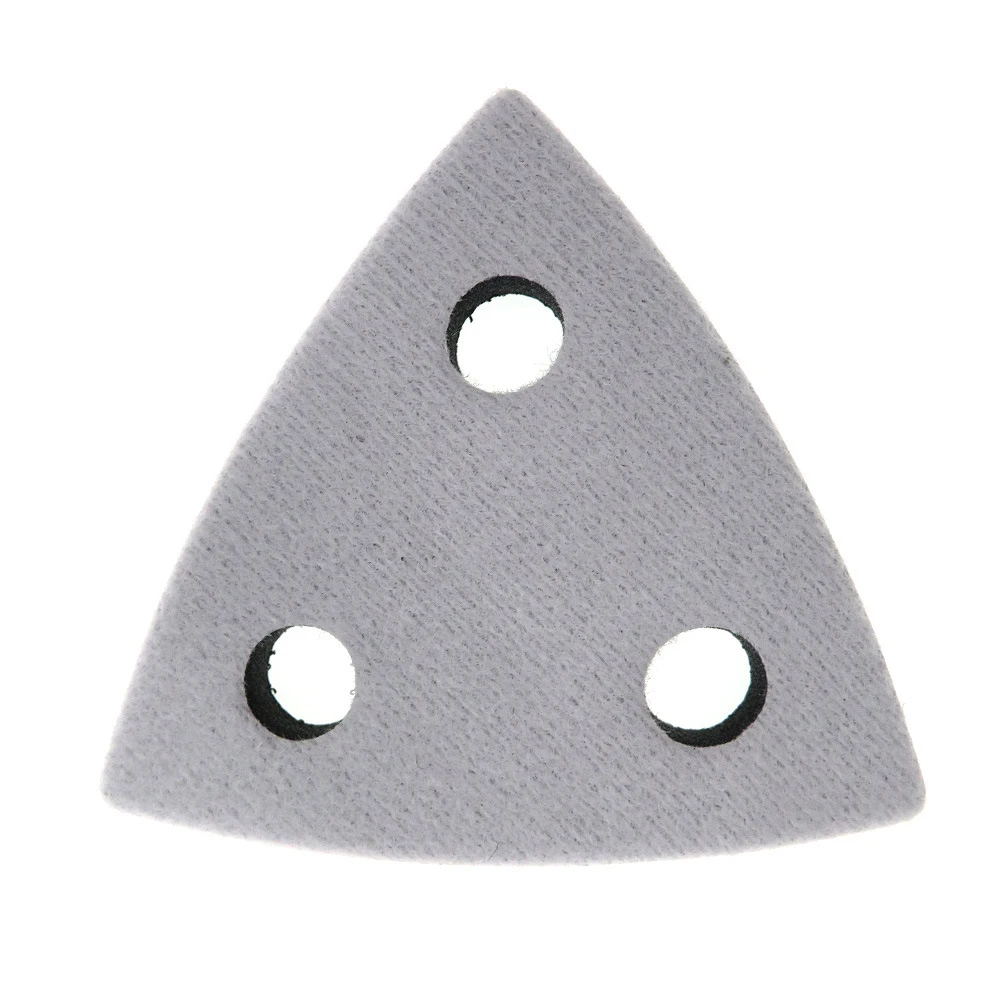 For Orbital Sander 80x80x80mm Hook & Loop Backing Pad 3 Hole Sponge Soft Interface Sanding Pads Polishing Disc replaces tools