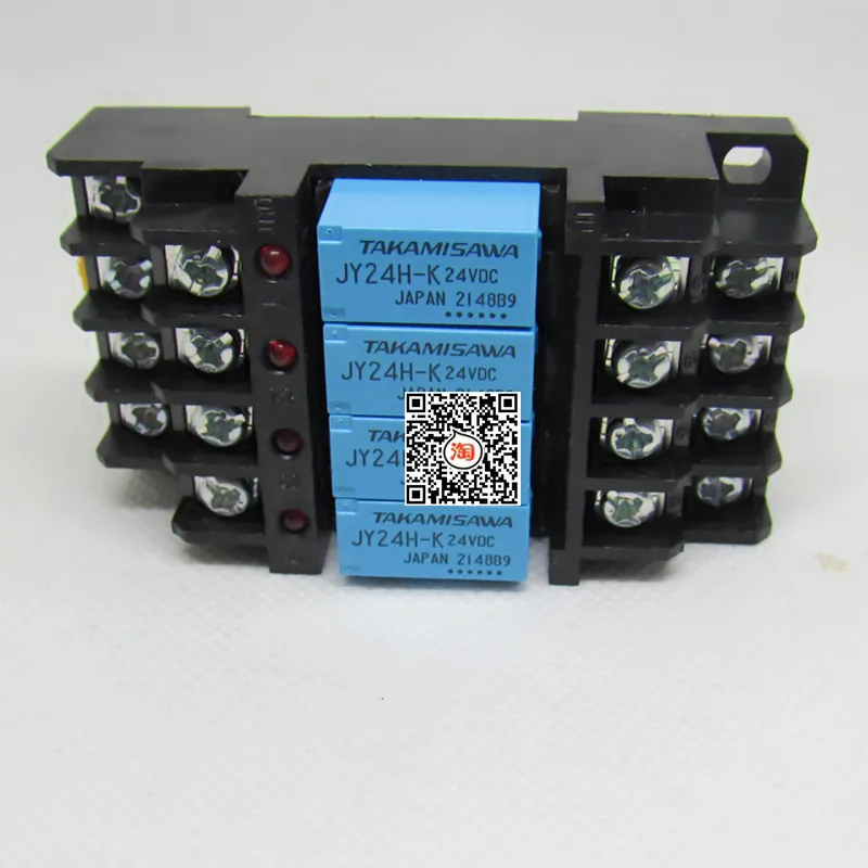 2-piece terminal relay module G6B-4BND with JY24H-K 24VDC Fujitsu relay