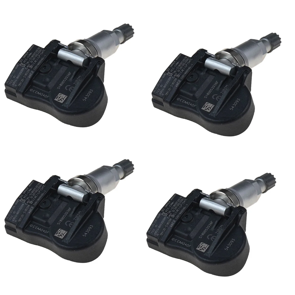 

4X TPMS Tire Pressure Sensor Tire Pressure Detector for Peugeot 407 207 307 607 508 807 Citroen C4 5 6 7 8 9681102280