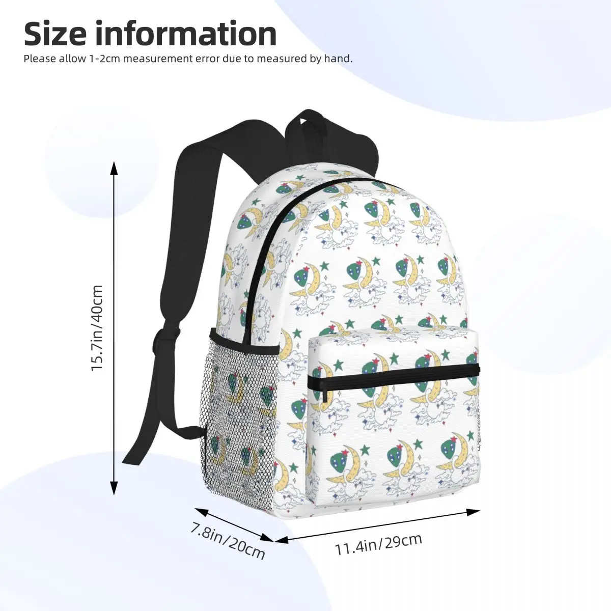 حقيبة ظهر The Cat Is The Alien Student حقيبة مدرسية للمشي لمسافات طويلة والسفر Daypack للأولاد والبنات حقيبة كتب عصرية حقائب كتف