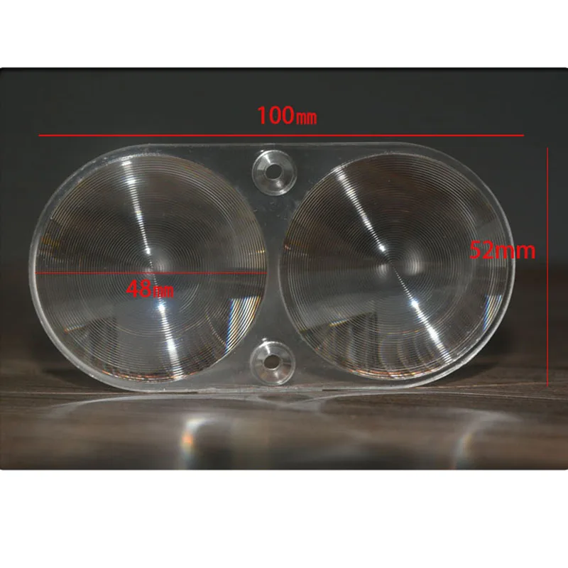 LED Lamp Shade Fittings Special Array Fresnel Lens PMMA Acrylic Screw Lenses Multi-lamp Bead Light Condenser Lentes Accessories