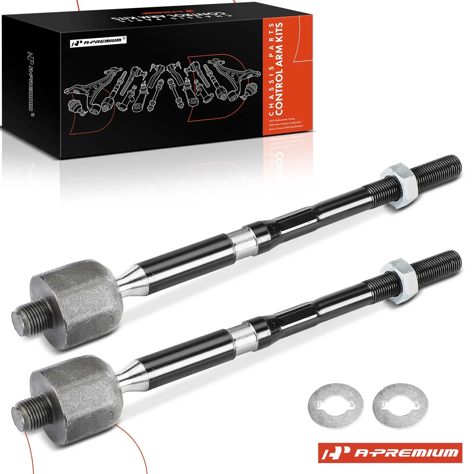 A-Premium 2x Front Left & Right Inner Side Tie Rod End Kit for Mazda CX-3 2016-2021