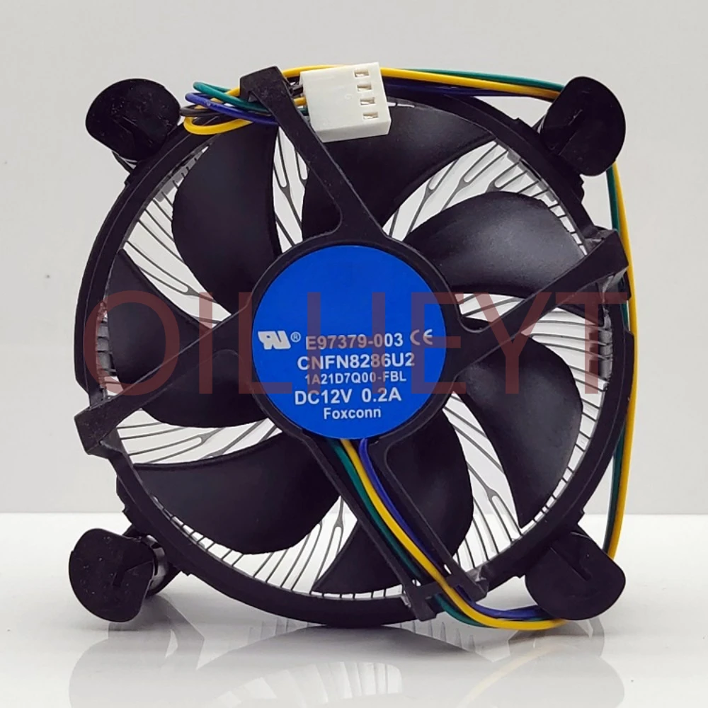 Ventilador de velocidade fixa para CPU Intel, 12v, 0.2a, i5, i7, 4790, e97379-003