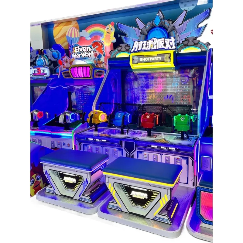 

Playground Double Quadruple Shooting Machine Water Shooting Large Video Game City Game Console Commercial