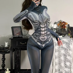 Punk Anime Girls Cyber Skeleton Lady Fashion Cosplay Sukumizu Women Lolita Costumes Swimwear Sexy Sport Bodysuit Lingeries Gift