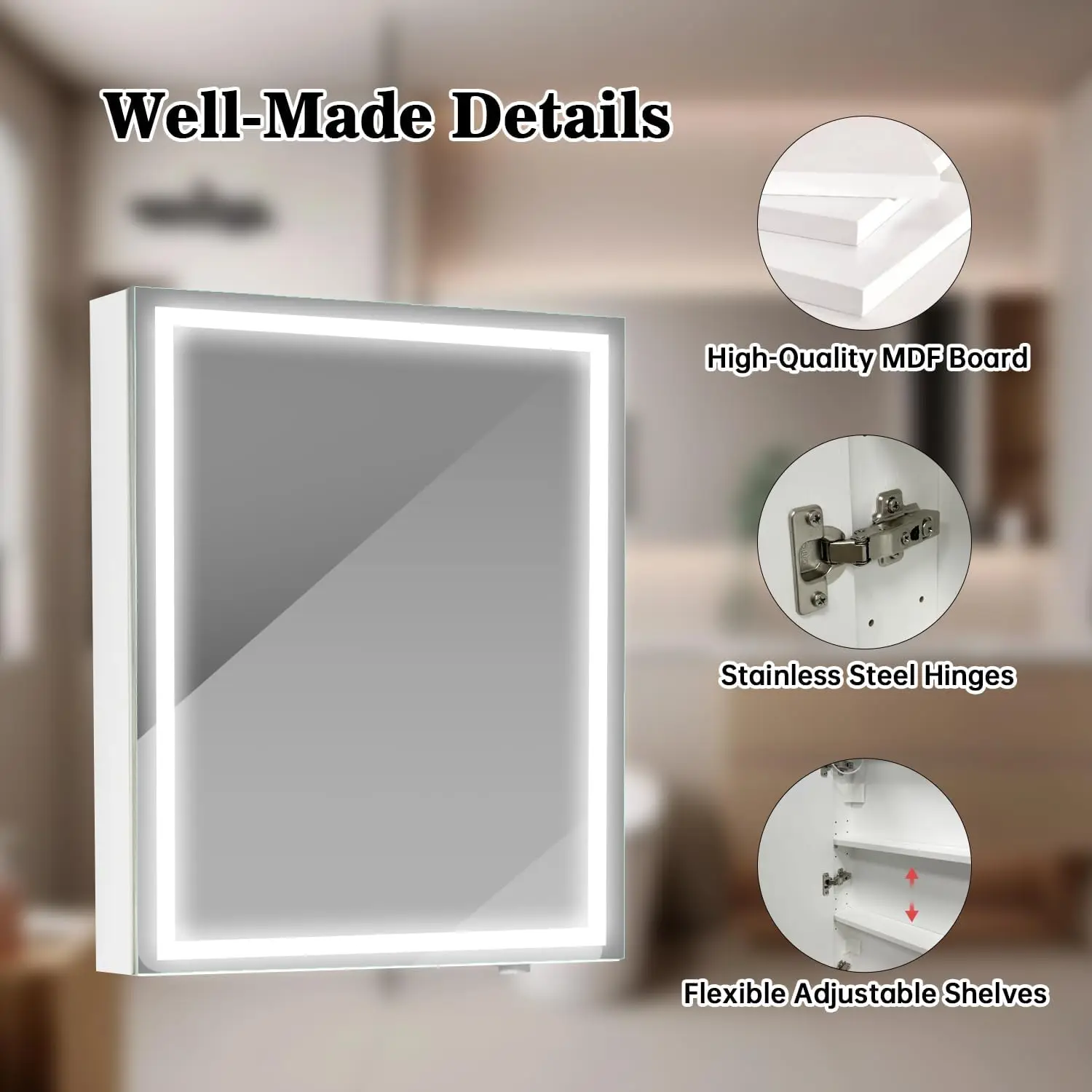 Mesa de computador de escritório de nível comercial SHW de 55 polegadas, cereja