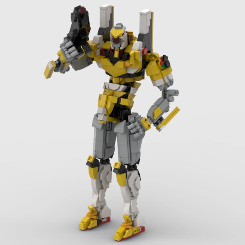 807 sztuk Science Fiction bitwy Mech jednostka 00 klocki do budowy montaż Robot Cyber ​​Brick technologia dla dorosłych zabawka figurka MOC-220469