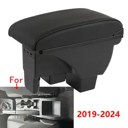 Reposabrazos para Volkswagen Polo, caja de almacenamiento, piezas de reacondicionamiento, accesorios para coche, 20192020, 2021, 2022, 2023, 2024