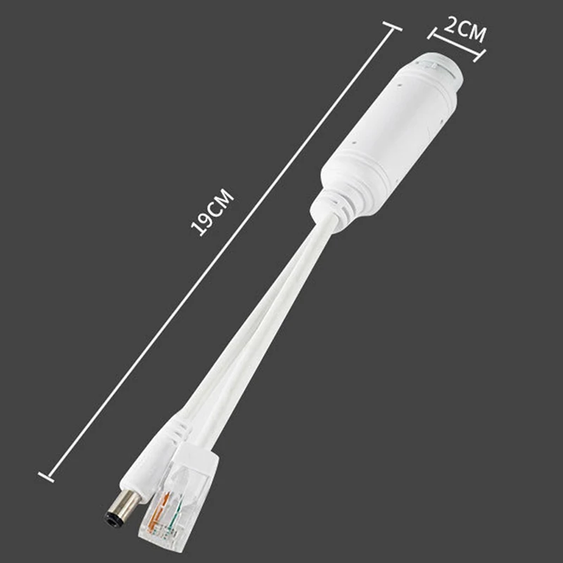 Imagem -06 - Módulo de Alimentação Cabo Adaptador Impermeável Injetor Divisor Poe Injetor para Câmera ip Acessórios 48v a 12v