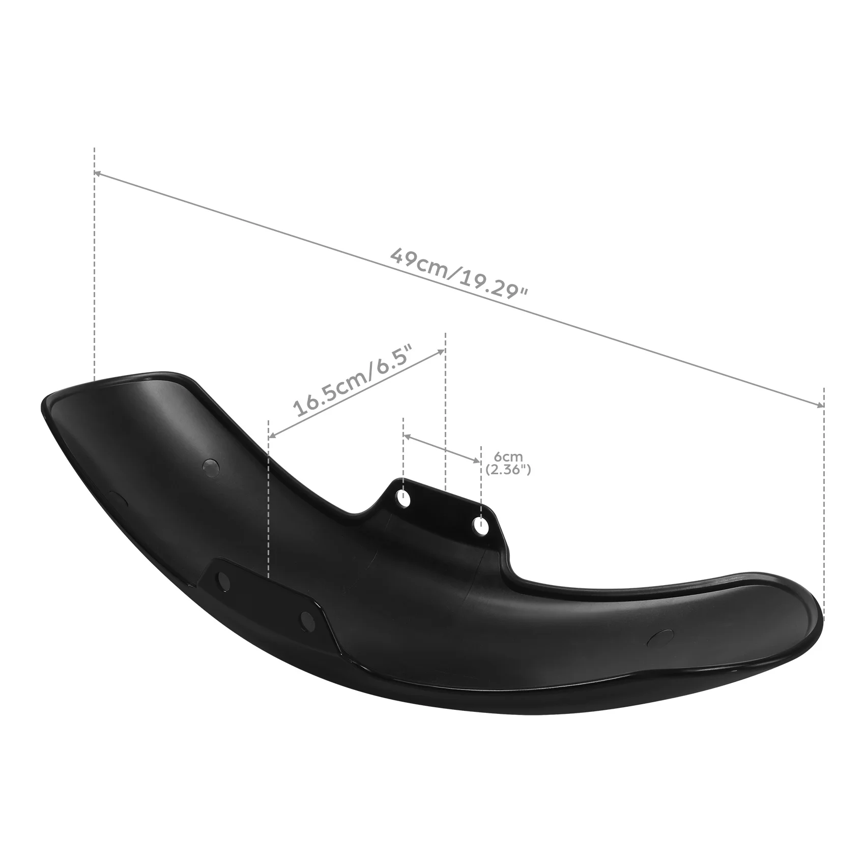 Garde-boue avant noir pour moto Honda Rebel 300 500 CMX300 CMX500 2017-2024 2021 2022