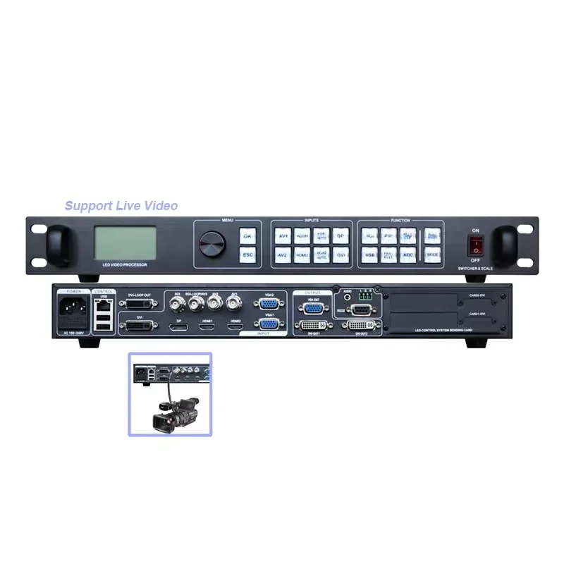 

Vietnam Popular Event Rental Screen Video Processor LVP915S With Linsn TS921 for Live Video Studio Support HD Camera