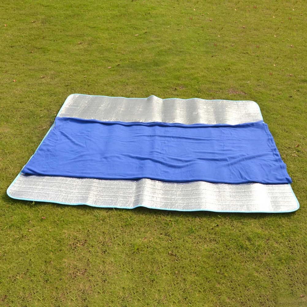 

Fleece Sleeping Lightweight Foldable Picnic Blanket Outdoor Camping Mat Travel Lawn Rug Washable Outdoor Camping Blanket Rest