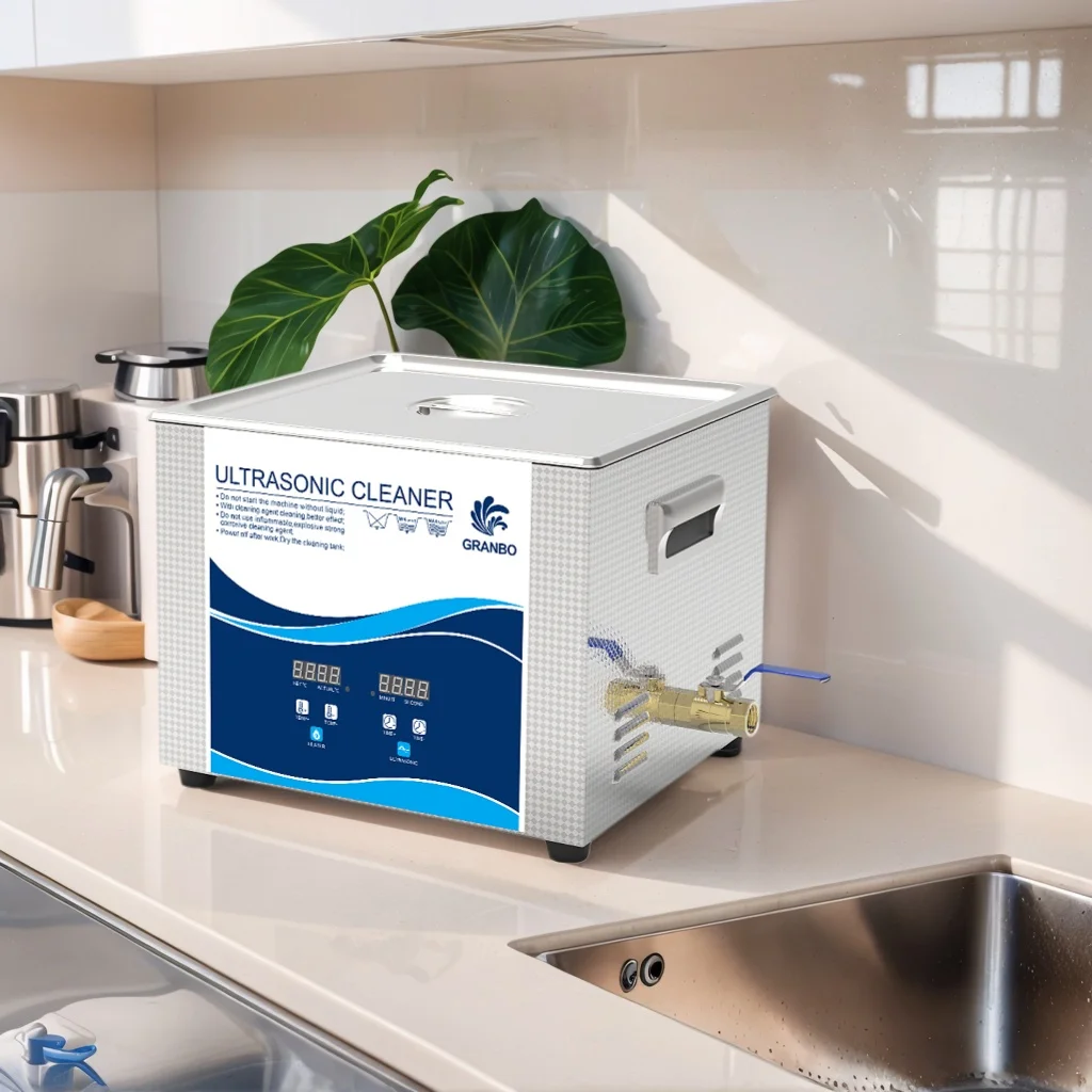 

Kitchen Ultrasonic Cleaner Granbo 15L Digital Ultrasound Washer with Degas Heater Laboratory Chemical Ultrasonic Cleaning Bath