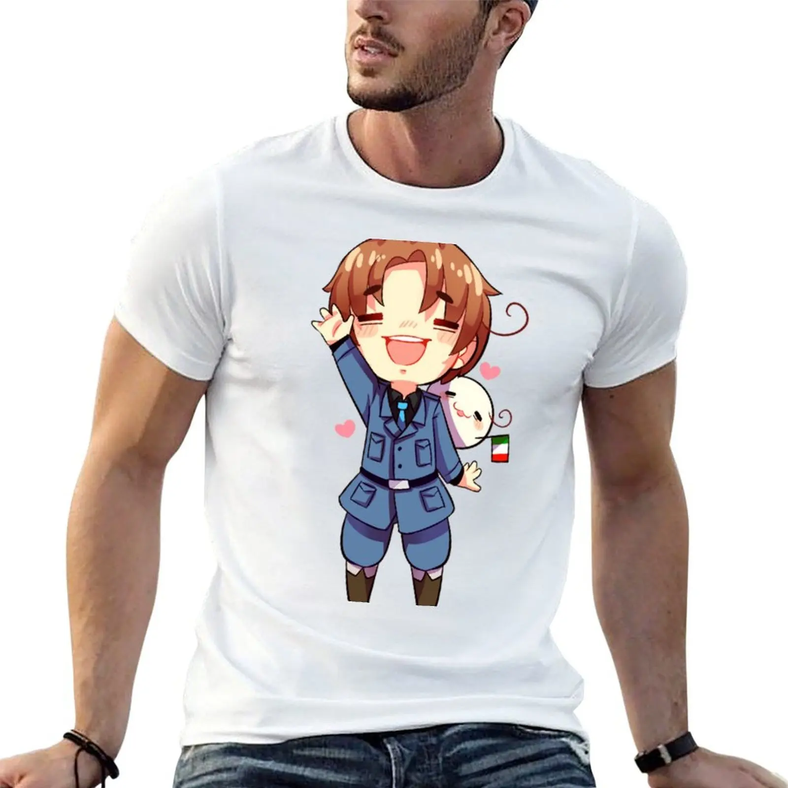 

Italy - Hetalia T-Shirt man t shirt designer man t shirts graphic man t shirt cotton T-Shirt