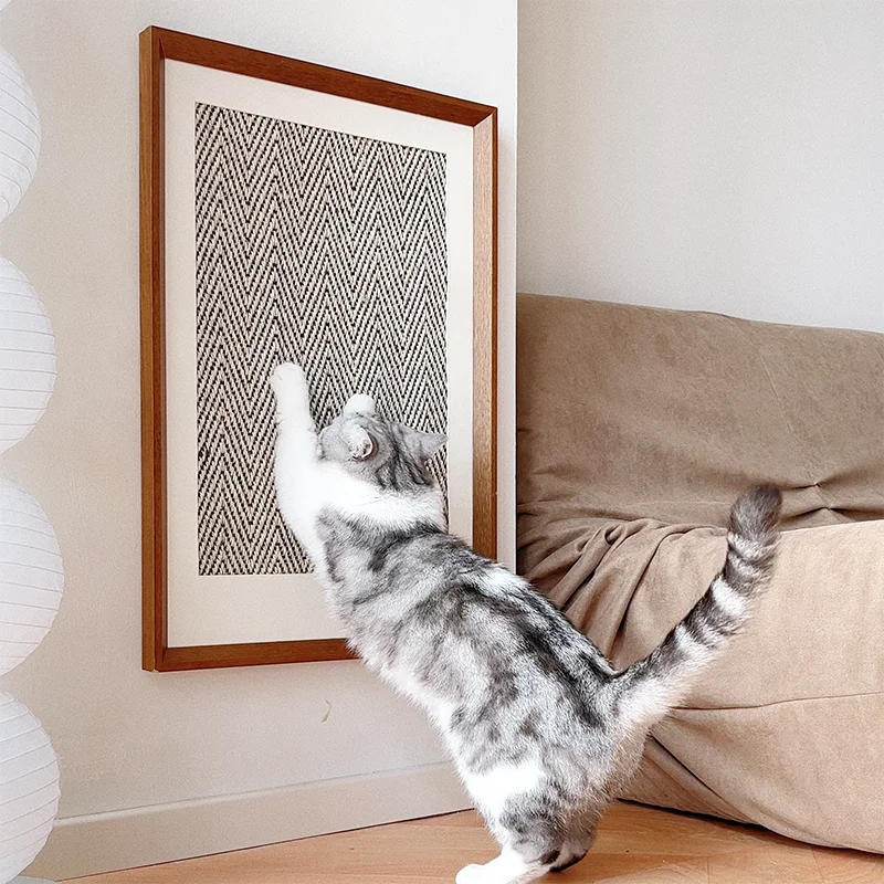 

Decorative painting cat scratching board sisal vertical wall sticker scratch resistant wall sticker
