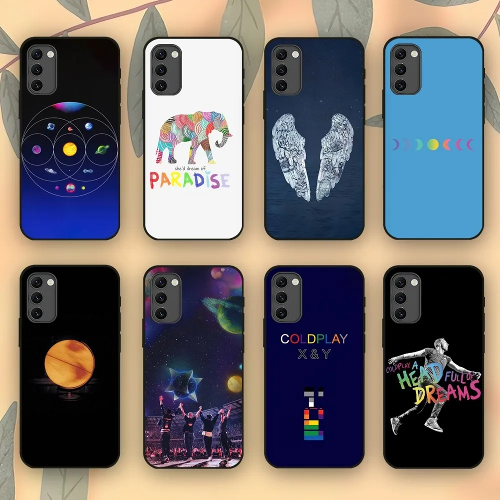 Funda de teléfono Rock Band C-Coldplay para Samsung Galaxy S22 S23 S24 S30 Note 20 10 Plus Lite FE ULTRA Shell