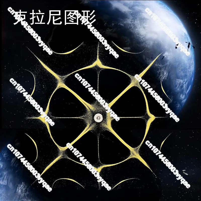 نموذج تعليم الفيزياء للموجة الدائمة لرسومات كلارني - أداة نمط الاحتكاك الصوتي #1