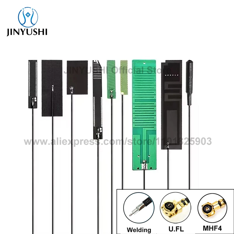 

2 шт., 433 МГц, антенна, FPC, печатная плата, пружина, встроенный усилитель Lora Singal, усилитель 12 см, кабель U.FL MHF4, сварка