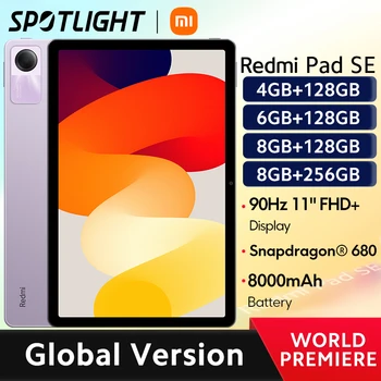 Xiaomi Redmi Pad SE 11 6 GB/128 GB 8 GB/256 GB Wifi AB Şarj Cihazı Global Sürüm