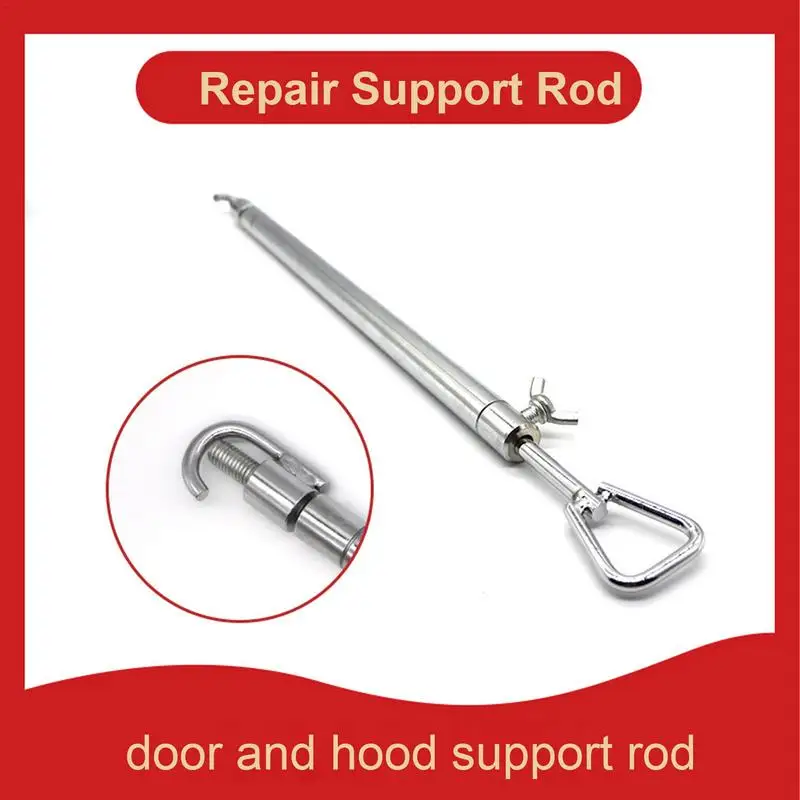 Car Front Hood Lift Support Damper Lift Strut Shocks Rods Telescopic Hood Holder for Automobiles Adjustable Hood Prop Tool