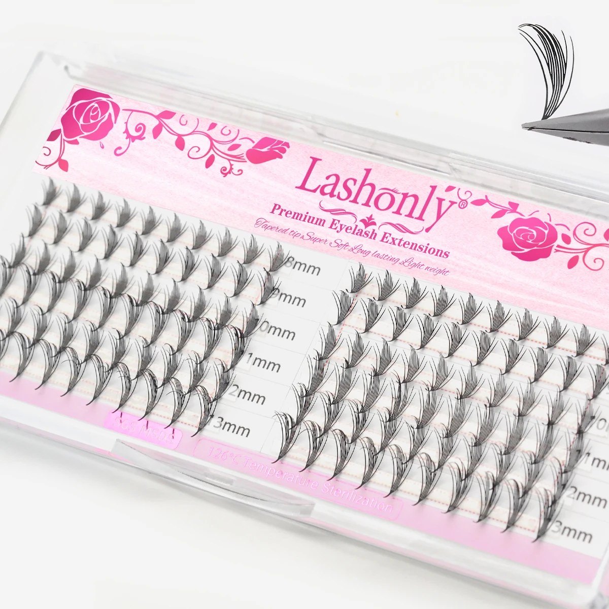 ラッシュオンリー フェザーシェイプ ミンクまつげエクステ アニメソフトプルーム プレメイドファン フラッタリングアイラッシュ コミックウィングエフェクト 目元美容用