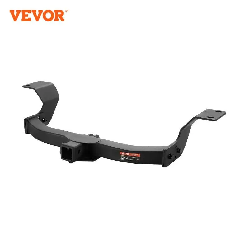 VEVOR Class 3 Trailer Hitch 2-Inch Receiver with Q455B Steel Tube Frame to Receive Ball Mount Cargo Carrier Bike Rack Tow Hook