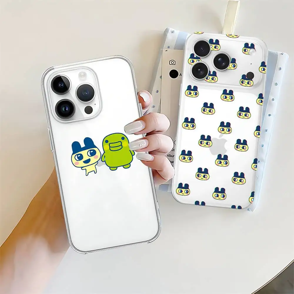 เคสโทรศัพท์ M-Mametchi แบบนิ่มใส สำหรับ iPhone 17 16 15 14 13 12 11 Pro Max Mini Plus เคสกันกระแทก