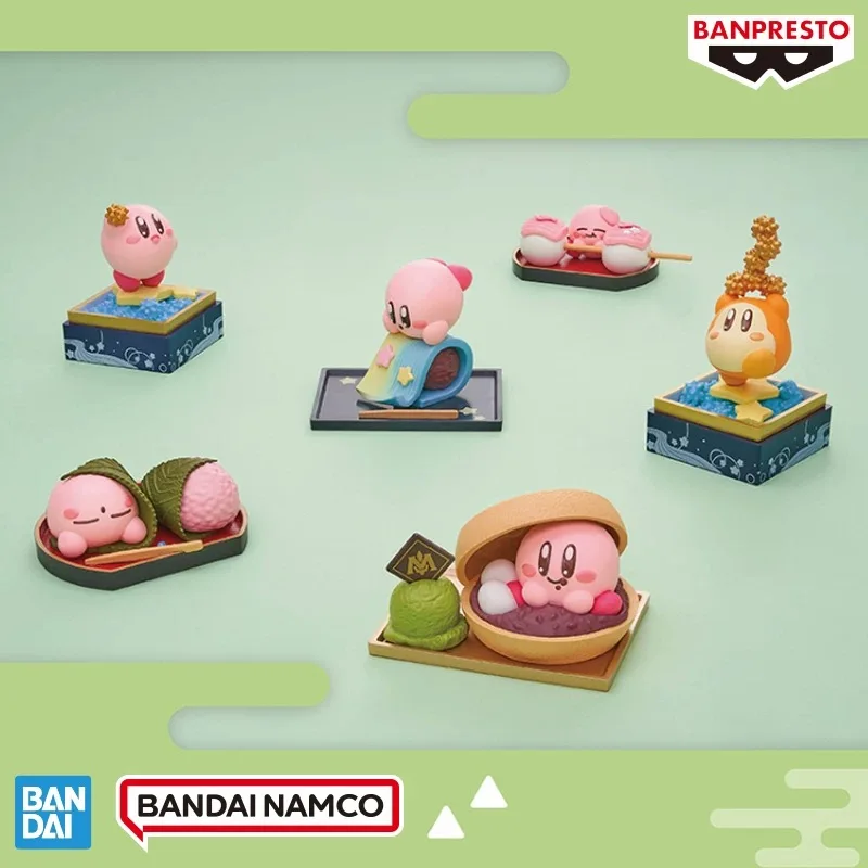 

Bandai Original 6Pcs Paldolce collection box vol.2 Kirby Action Figure Toys For Kids Gift Collectible Model Ornaments