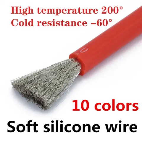Heat-Resistant Silicone Wire 12-30AWG 10M Diligent ant
