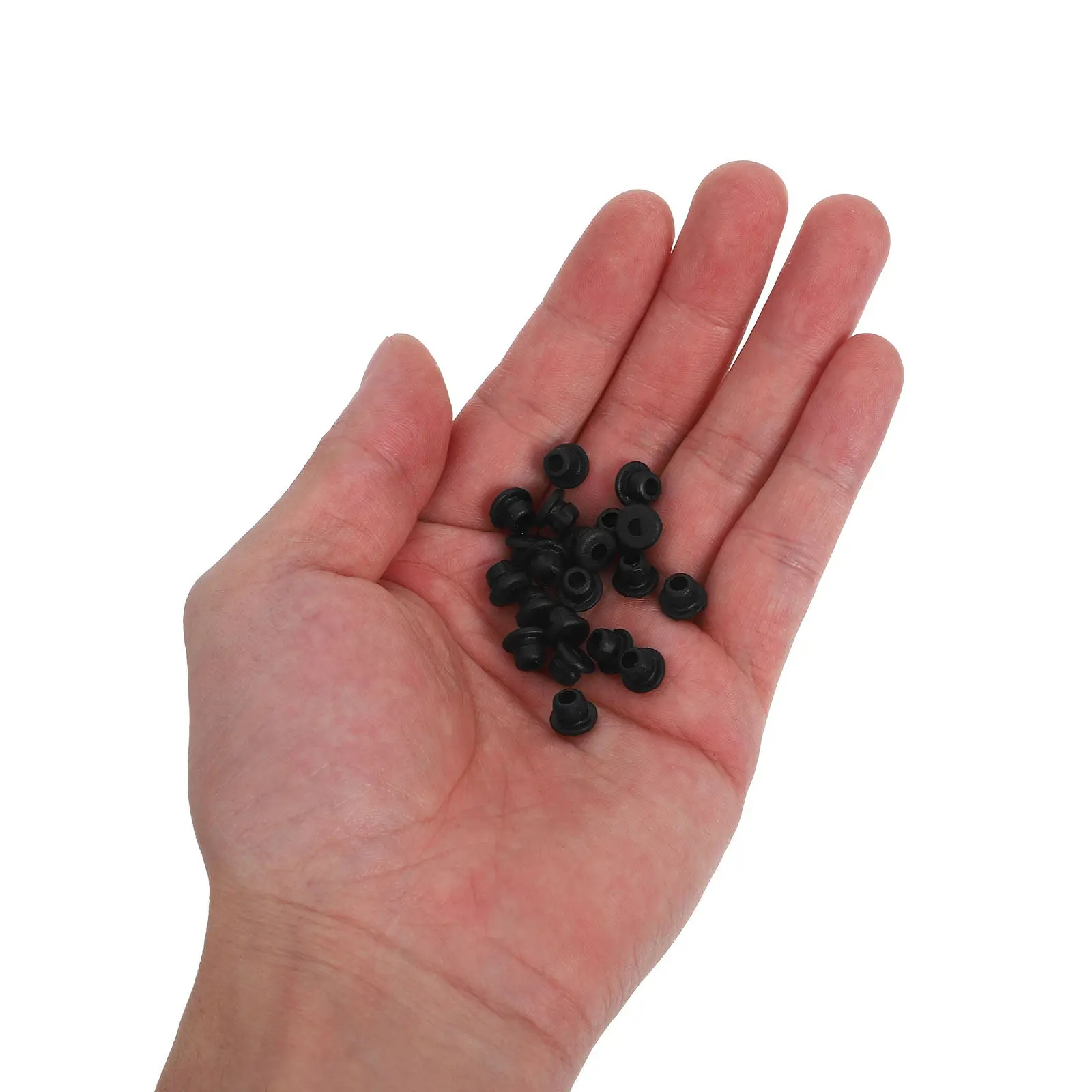 

300Pcs Pegboard Hook Locking Plugs Rubber Stoppers Secure Fit for Heavy Duty Pegboard Hooks Organizer Accessories Anti-Slip