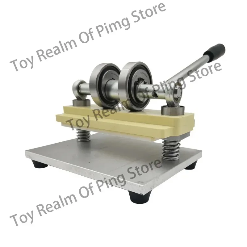 Double Wheel Hand Leather Cutting Machine Photo Paper PVC/EVA Sheet Cutter DIY  Die   Punching Manual Press