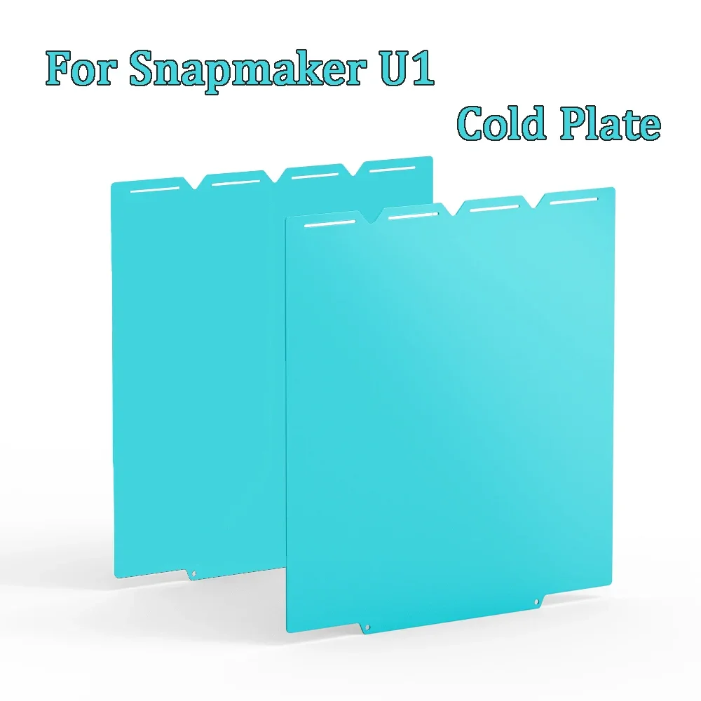 For Snapmaker U1 Build Plate PLA PETG 270*270mm Cold Plate Unmatched First Layer Adhesion U1 Color 3d Printer Accessories