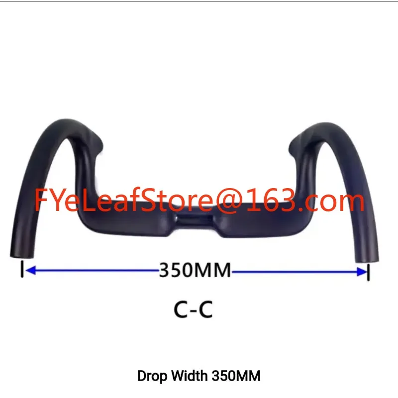

H23 Sprint Carbon Bike Handlebar 330MM Cycling Track Handlebar 260g Drop 120MM Reach 104MM