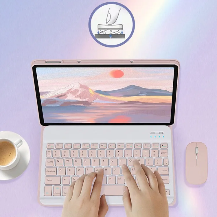 Anwendbare Lenovo P11 Pro Tablet Ledertasche 11,5 Zoll Tablet Bluetooth Tastatur Schutzhülle