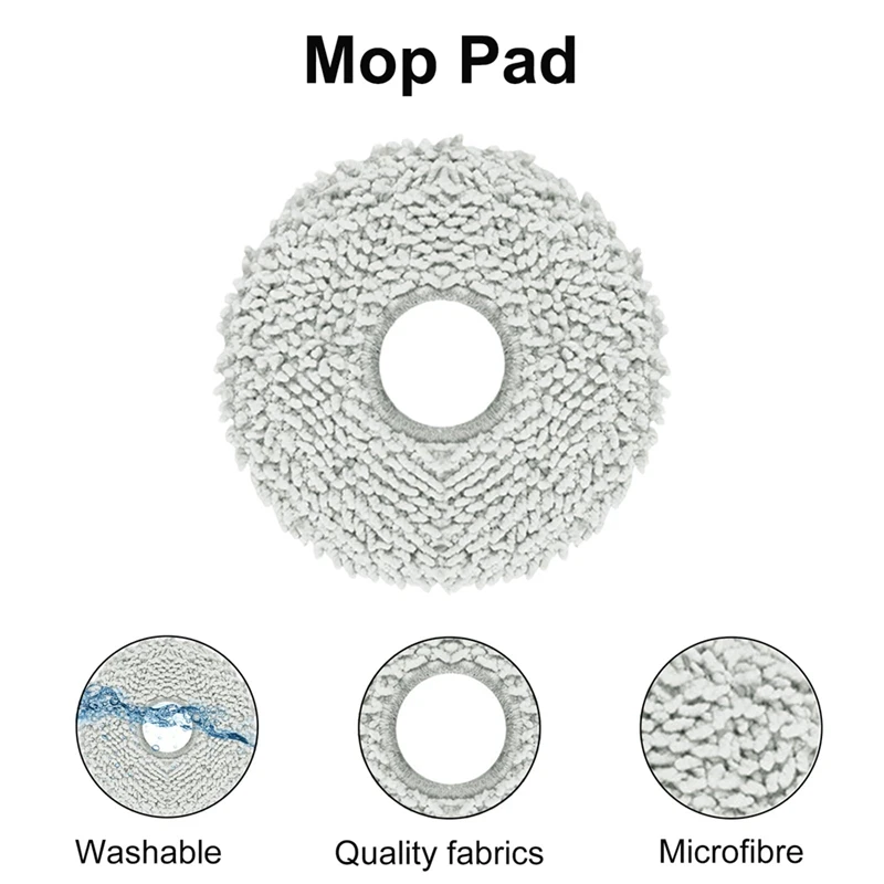 Аксессуары для робота-пылесоса ECOVACS DEEBOT T30 Omni/T30 PRO Omni, боковая щетка, фильтр Hepa, ткань для швабры