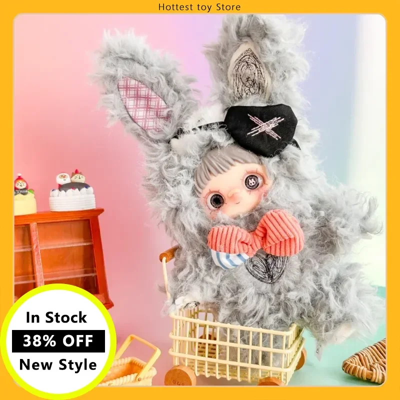 

Подлинная серия «Темный лес» Maymei 2-го поколения, виниловая плюшевая глухая коробка, модный орнамент ручной работы, милая кукла, подарок на день рождения