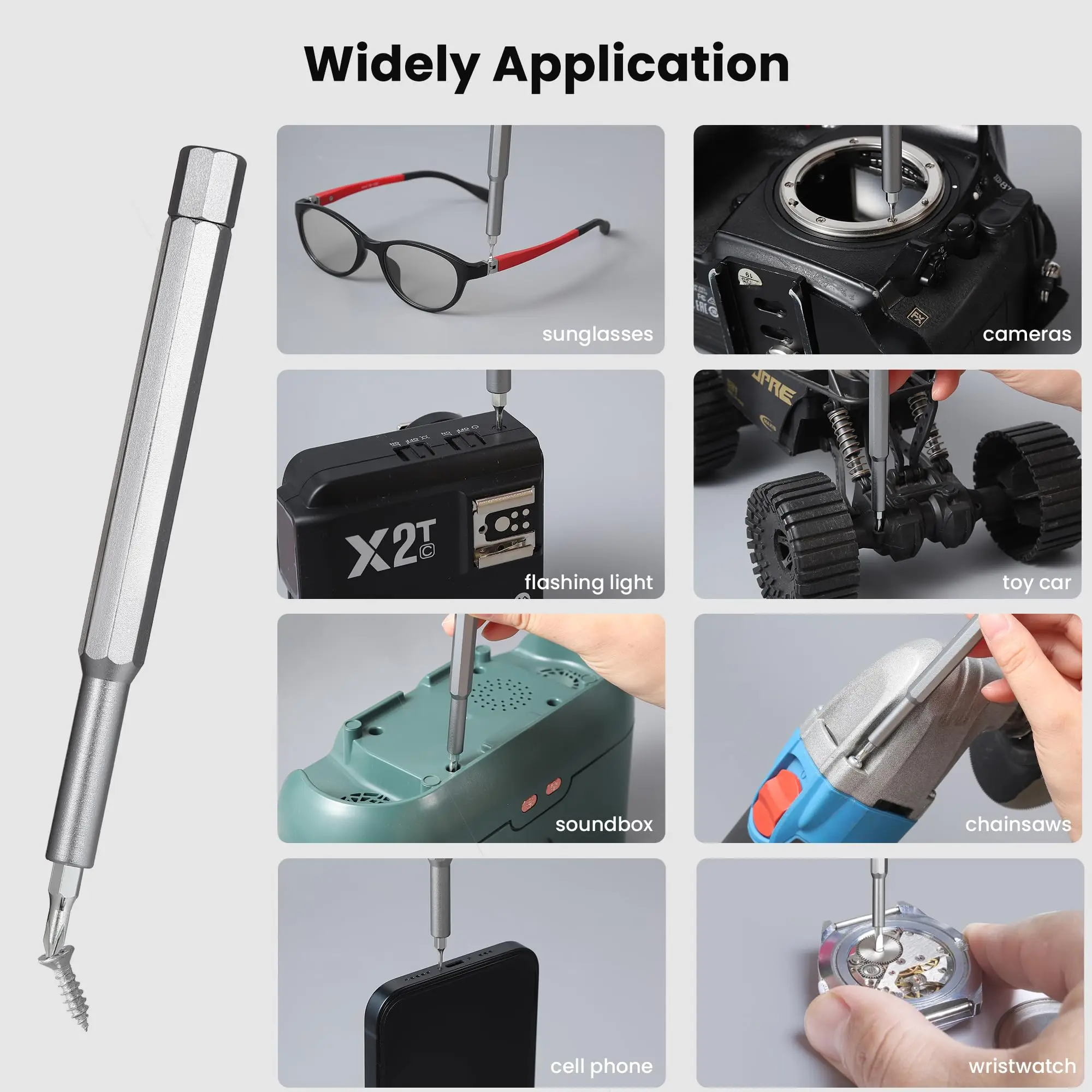 24 in 1 Precision screwdriver set magnetic Phillips Torx screwdriver head suitable for PC iPhone disassembly and repair tools