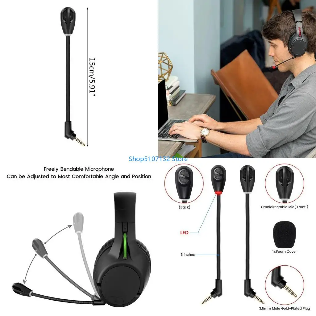 87HD Cloud Flight / Flight S Wireless Gaming Headset 3.5mm Microphone Boom