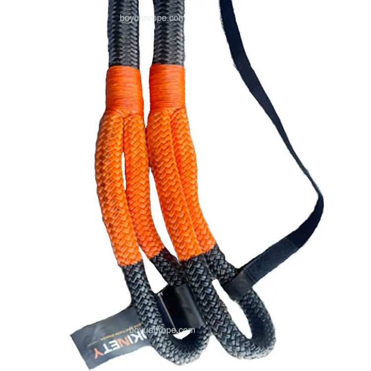 Factory Price Durable Winch Rope Snatch Rope Nylon Double Braided Recovery Tow Rope for Cars