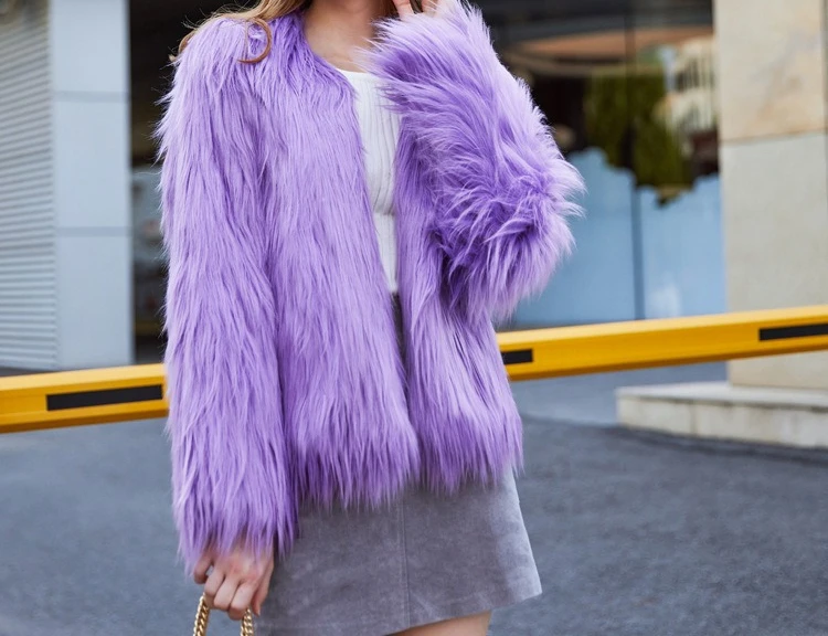 سترة نسائية قصيرة فضفاضة بلون سادة لعام 2025 لخريف وشتاء