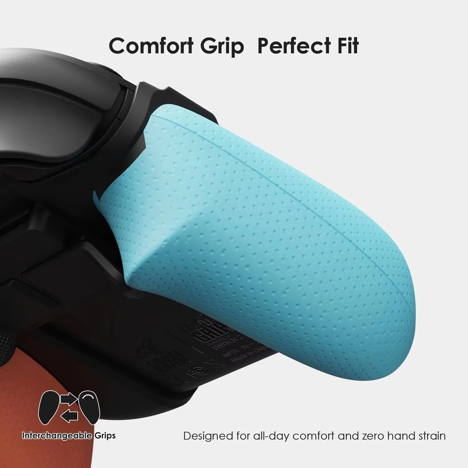 Savage Raven by Skull & Co. JoyGrip Pro Joy-Con Back-Button Split-type Charging Grip Charger Handle for Nintendo Switch 2 NS2